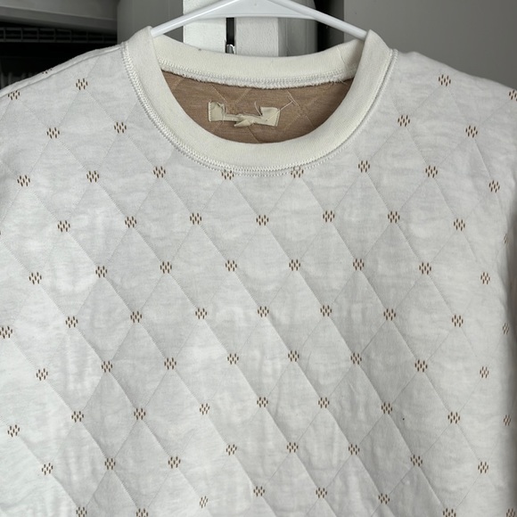 Madewell Quilted Sweateshirt, never worn - Picture 3 of 6